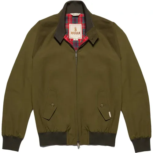 Bomber Jackets, male, , Size: S Original G9 Harrington Jacket Archive Beech - Baracuta - Modalova