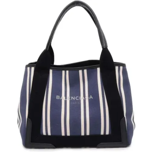 Pre-owned Tote Bags, female, , Size: ONE SIZE Pre-owned Canvas handbags - Balenciaga Vintage - Modalova