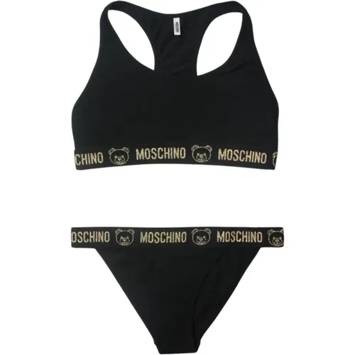 Sets, female, , Size: XL Women Underwear Set with Elastic Bands - Moschino - Modalova