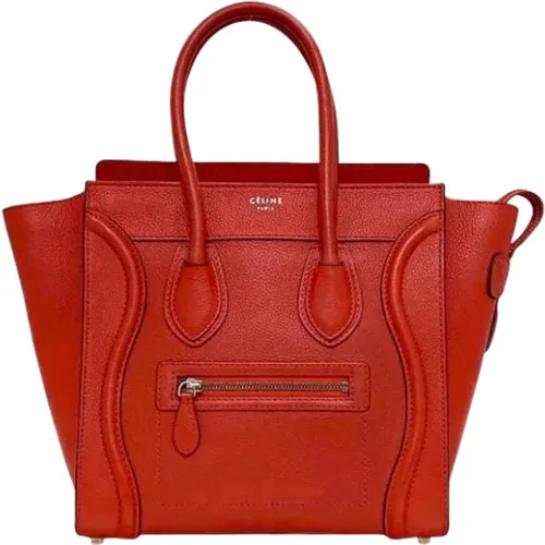 Pre-owned Tote Bags, female, , Size: ONE SIZE Pre-owned Leather celine-bags - Celine Vintage - Modalova