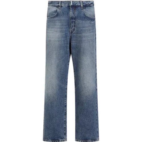 Indigo Denim Jeans , Herren, Größe: W32 - Givenchy - Modalova
