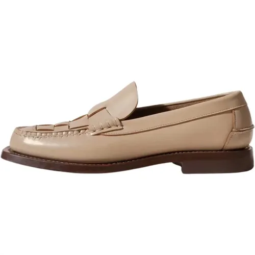 Stylish Sand Mocassino Loafers , male, Sizes: 7 UK, 10 UK, 8 UK, 6 UK, 9 UK - Hereu - Modalova