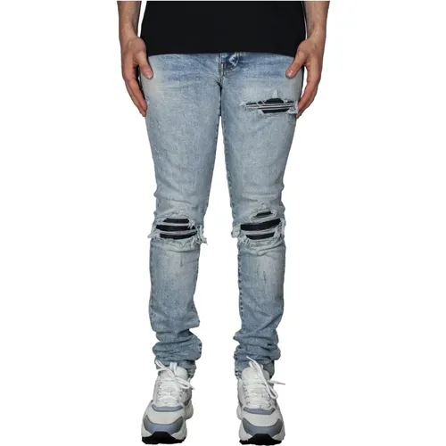 Indigo Slim-Fit Jeans , male, Sizes: W30 - Amiri - Modalova