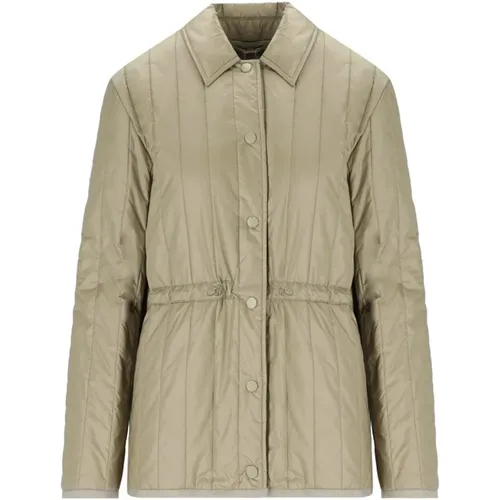 Light Jackets, female, , Size: M Striped Padded Jacket Eritrea - Max Mara - Modalova