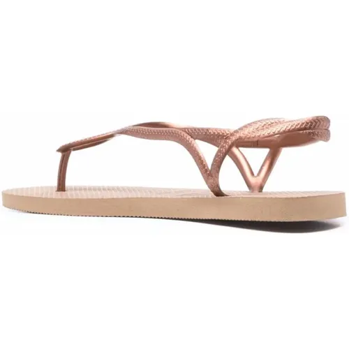 Rose Gold Luna Zehentrenner - Havaianas - Modalova