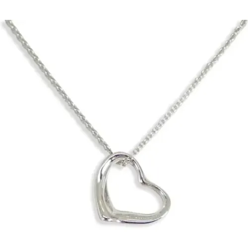 Pre-owned Jewellery, female, , Size: ONE SIZE Pre-owned Silver necklaces - Tiffany & Co. Pre-owned - Modalova