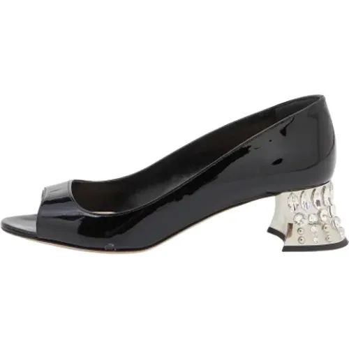 Pre-owned Pumps, female, , Size: 5 1/2 US Pre-owned Leather heels - Miu Miu Pre-owned - Modalova