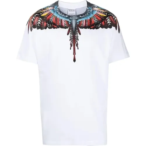 Grizzly wings regular t-shirt , male, Sizes: L, M, XL - Marcelo Burlon - Modalova