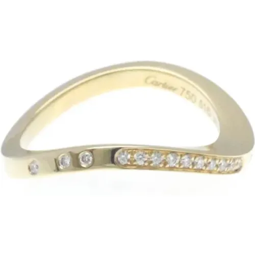 Pre-owned Jewellery, female, , Size: ONE SIZE Pre-owned Rose Gold rings - Cartier Vintage - Modalova