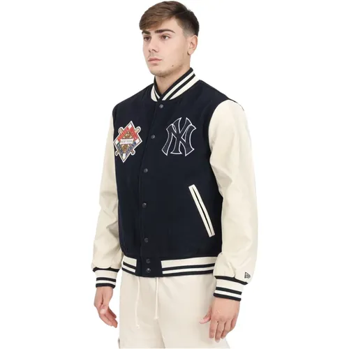 MLB Patch Varsity Jacke Blau - new era - Modalova