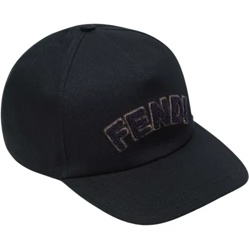 Caps, male, , Size: ONE SIZE Visor Hat - Fendi - Modalova