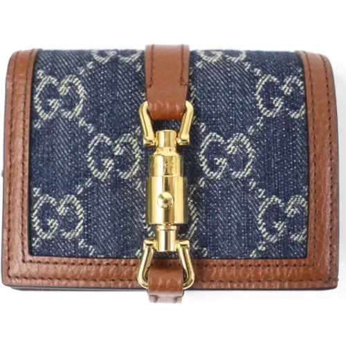 Pre-owned Wallets, female, , Size: ONE SIZE Pre-owned Canvas wallets - Gucci Vintage - Modalova