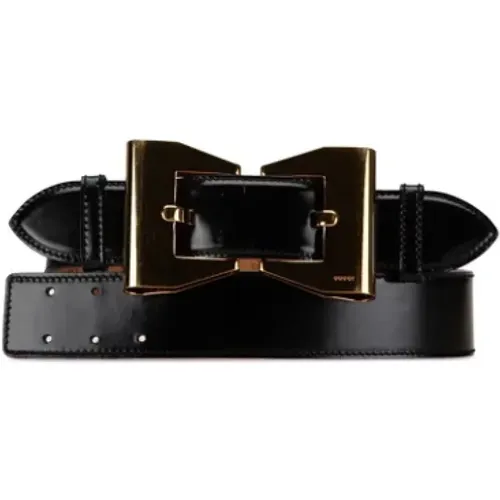 Pre-owned Belts, female, , Size: ONE SIZE Pre-owned Leather belts - Gucci Vintage - Modalova