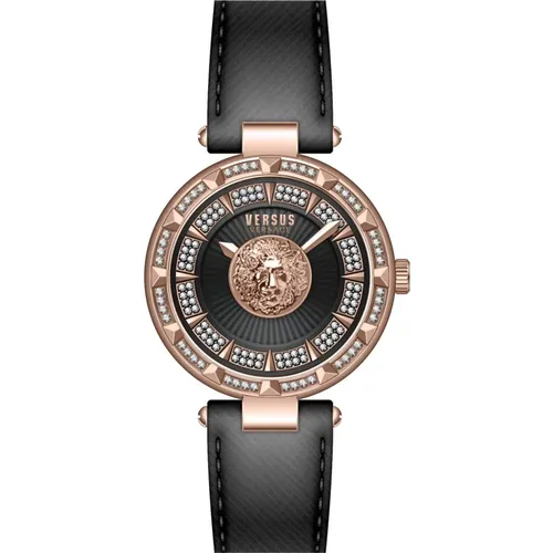 Kristall Sertie N Uhr mit Strass - Versus Versace - Modalova