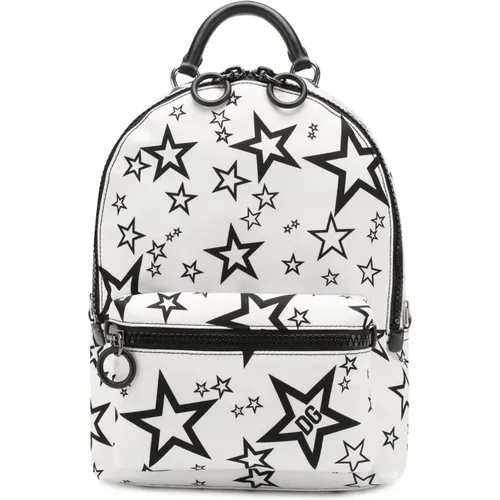 Backpacks, unisex, , Size: ONE SIZE Stars Print Backpack Women Italy - Dolce & Gabbana - Modalova