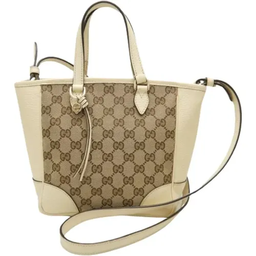 Pre-owned Tote Bags, female, , Size: ONE SIZE Pre-owned Canvas gucci-bags - Gucci Vintage - Modalova