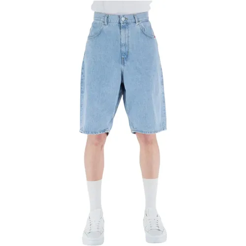 Denim Shorts , Herren, Größe: W34 - Amish - Modalova