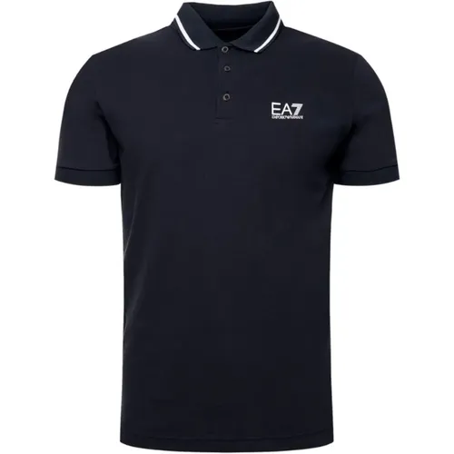 Polo Shirts, male, , Size: S Short Sleeve Classic Collar Polo - Emporio Armani EA7 - Modalova