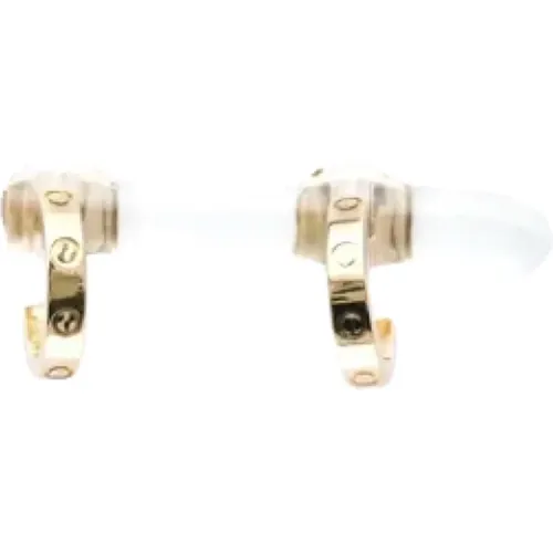 Pre-owned Jewellery, female, , Size: ONE SIZE Pre-owned Rose Gold earrings - Cartier Vintage - Modalova