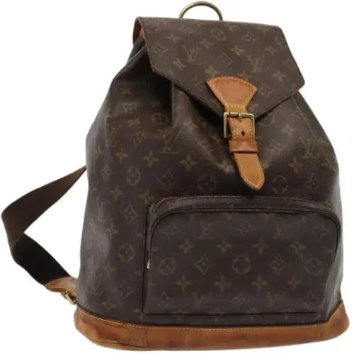 Pre-owned Backpacks, female, , Size: ONE SIZE Pre-owned Canvas backpacks - Louis Vuitton Vintage - Modalova