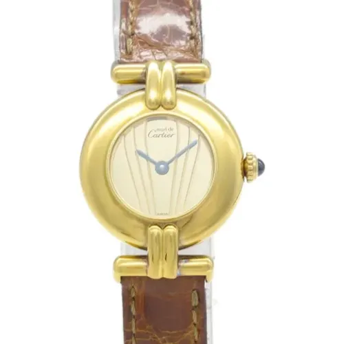 Pre-owned Metal watches , female, Sizes: ONE SIZE - Cartier Vintage - Modalova