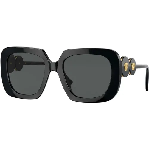 Grey Sonnenbrillen , Damen, Größe: 54 MM - Versace - Modalova