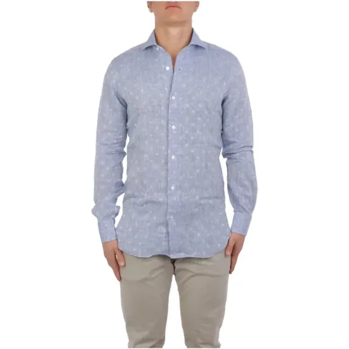 Camicia , male, Sizes: L, XL - Barba - Modalova