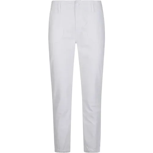 Weiße Jogger Jeans mit Taschen , Damen, Größe: W28 - Paige - Modalova