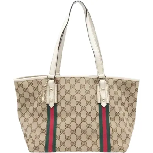 Pre-owned Tote Bags, female, , Size: ONE SIZE Pre-owned Canvas totes - Gucci Vintage - Modalova