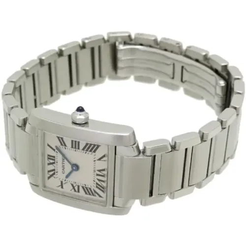 Pre-owned Stainless Steel watches , female, Sizes: ONE SIZE - Cartier Vintage - Modalova