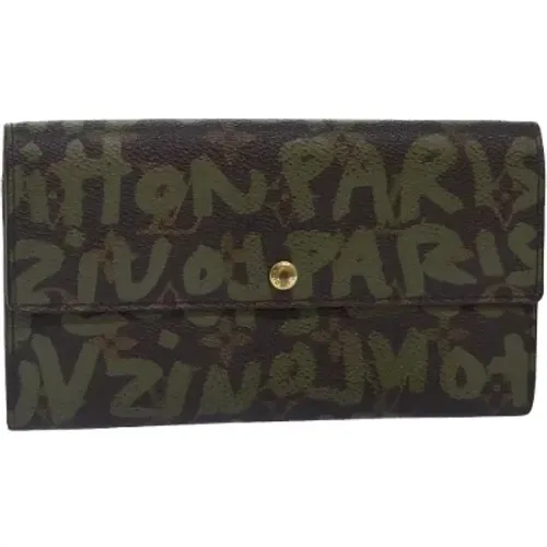 Pre-owned Canvas wallets , female, Sizes: ONE SIZE - Louis Vuitton Vintage - Modalova