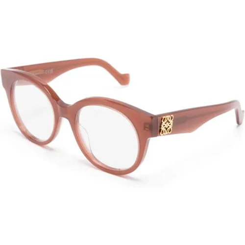 Rote Optische Brille Stilvolles Must-Have , Damen, Größe: 51 MM - Loewe - Modalova