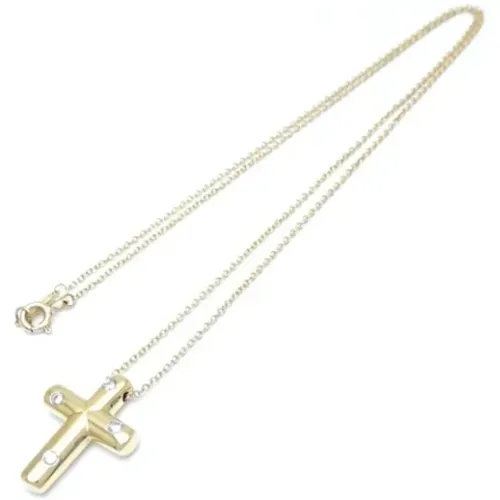 Pre-owned Gold necklaces , female, Sizes: ONE SIZE - Tiffany & Co. Pre-owned - Modalova