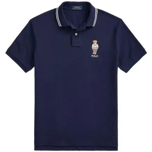 Men's Clothing T-Shirts & Polos Sky Ss23 , male, Sizes: M - Ralph Lauren - Modalova