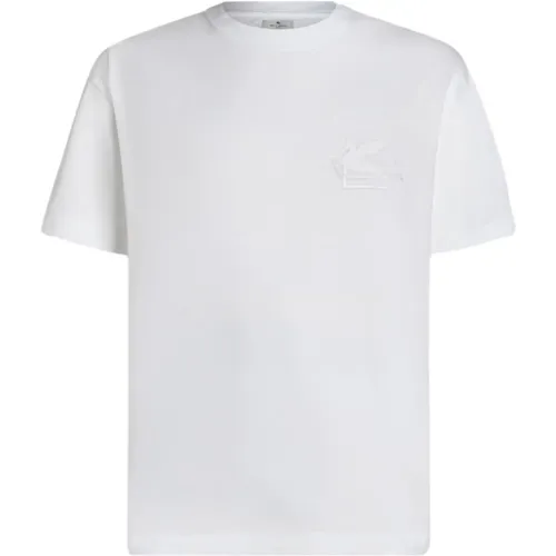 Embroidered logo t-shirt , male, Sizes: 2XL, M, S - ETRO - Modalova