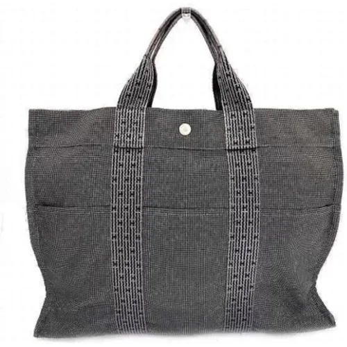 Pre-owned Tote Bags, female, , Size: ONE SIZE Pre-owned Canvas handbags - Hermès Vintage - Modalova