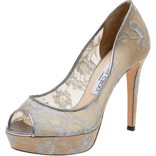 Pre-owned Lace heels , female, Sizes: 4 1/2 UK - Jimmy Choo Pre-owned - Modalova