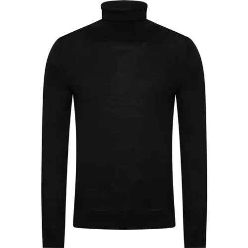 Turtlenecks, male, , Size: XL Mens Merino Wool Turtleneck Sweater - Calvin Klein - Modalova