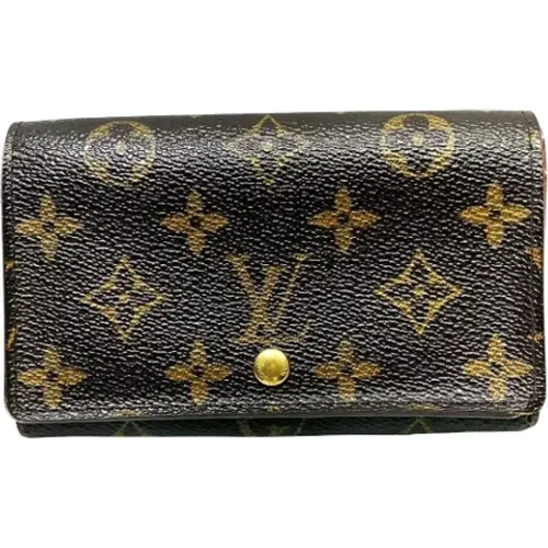 Pre-owned Canvas wallets , male, Sizes: ONE SIZE - Louis Vuitton Vintage - Modalova