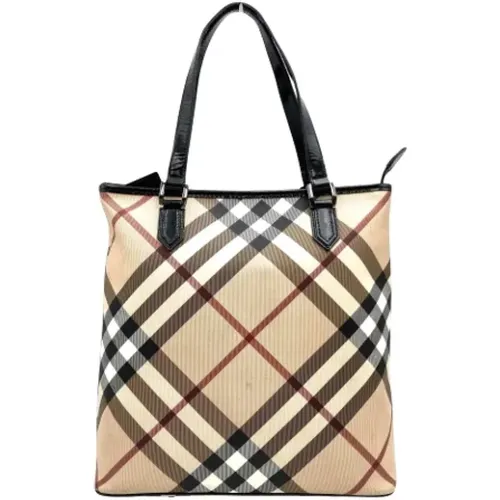 Pre-owned Tote Bags, female, , Size: ONE SIZE Pre-owned Canvas handbags - Burberry Vintage - Modalova