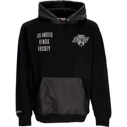 Hoodies, male, , Size: L Vintage Los Angeles Kings Hoodie - Mitchell & Ness - Modalova