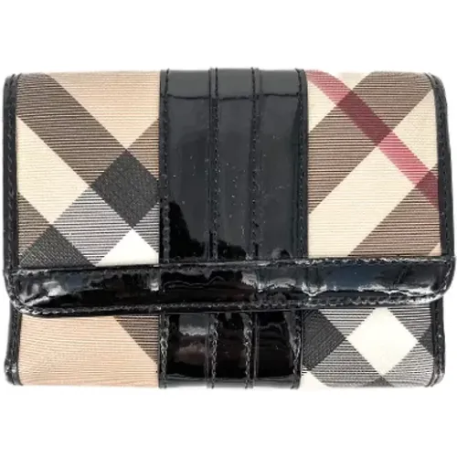 Pre-owned Canvas wallets , female, Sizes: ONE SIZE - Burberry Vintage - Modalova