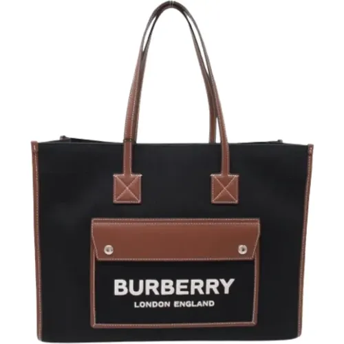 Pre-owned Tote Bags, female, , Size: ONE SIZE Pre-owned Leather shoulder-bags - Burberry Vintage - Modalova