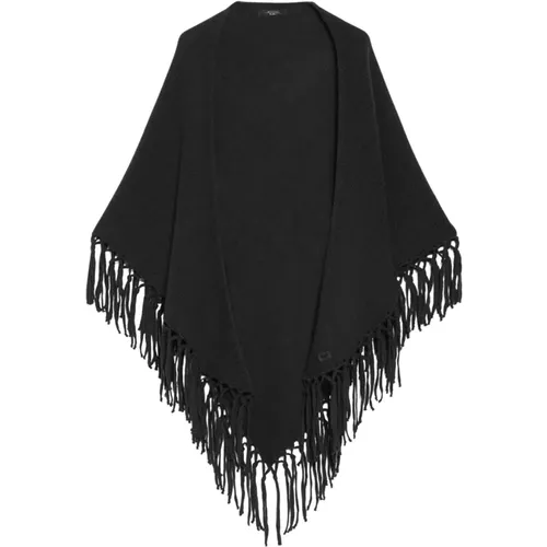 Luxuriöses Tornado Poncho mit Schmetterlingsmotiv - Max Mara Weekend - Modalova