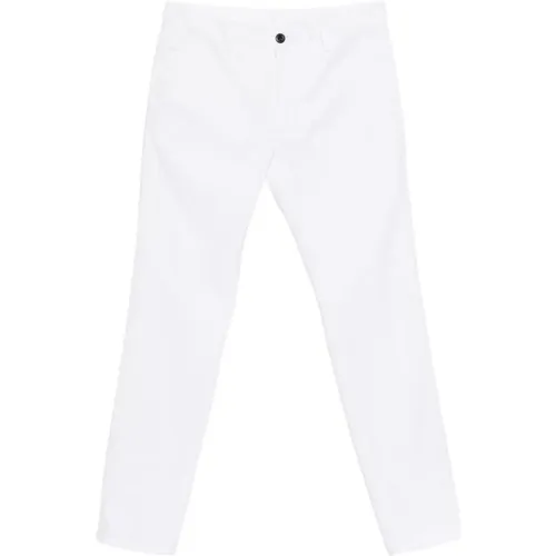 Slim-fit Trousers, male, , Size: W31 Cotton Straight Leg Jeans - Incotex - Modalova