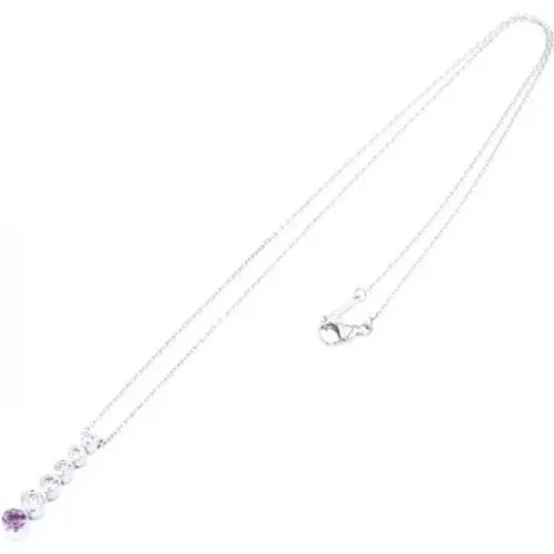 Pre-owned Jewellery, female, , Size: ONE SIZE Pre-owned Platinum necklaces - Tiffany & Co. Pre-owned - Modalova