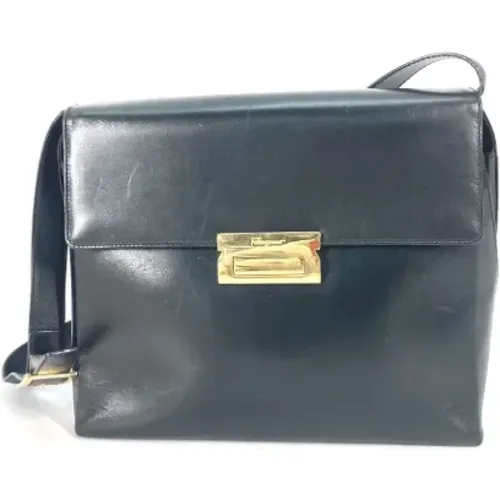 Pre-owned Cross Body Bags, female, , Size: ONE SIZE Pre-owned Leather shoulder-bags - Salvatore Ferragamo Pre-owned - Modalova