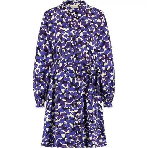 Purple Amour Heart Print Dress , female, Sizes: S, XL, XS, L - Fabienne Chapot - Modalova