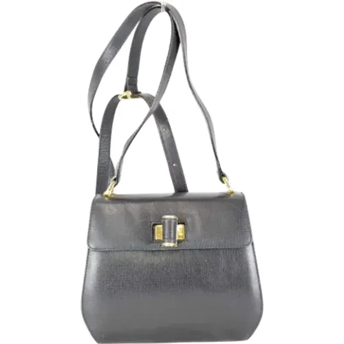 Pre-owned Cross Body Bags, female, , Size: ONE SIZE Pre-owned Leather shoulder-bags - Salvatore Ferragamo Pre-owned - Modalova