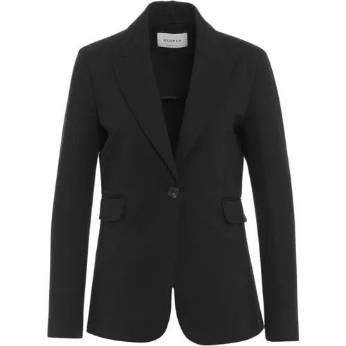 Schwarzer Blazer Aw24 Gender - Gender - Modalova